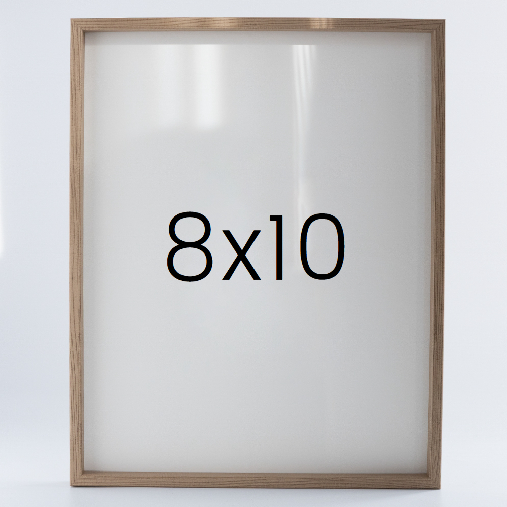 9mm우드심플 나무액자 사진액자 포토테이블 웨딩 전시회 맞춤 틀 8x10 203x254mm, 내츄럴 - 메인 이미지