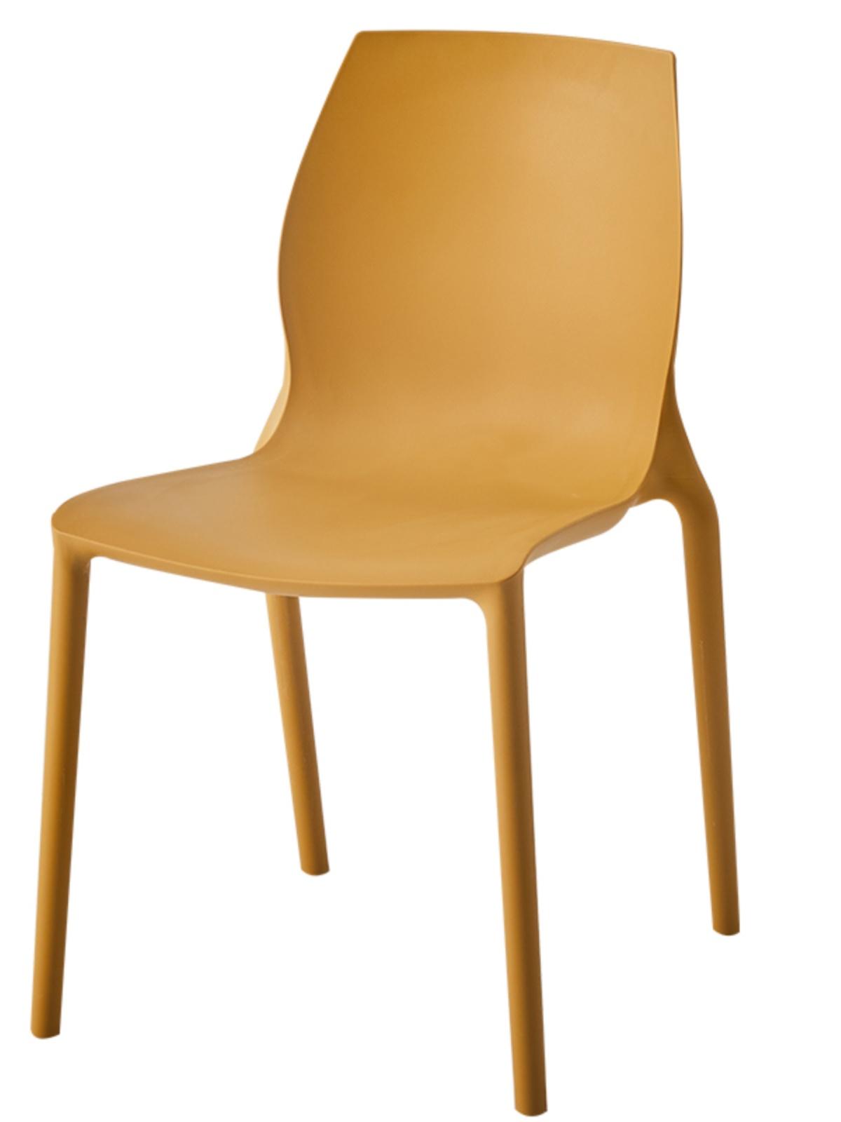 플라스틱 등받이 의자 발코니 야외 테라스