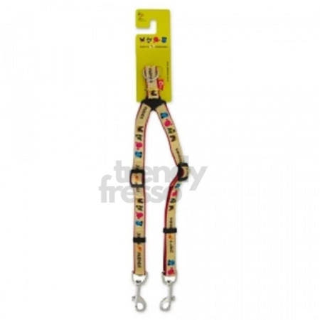 데이슬롯 강아지 트윈줄 두마리용 리드줄 반려견자동줄 고양이목줄 겨울하네스