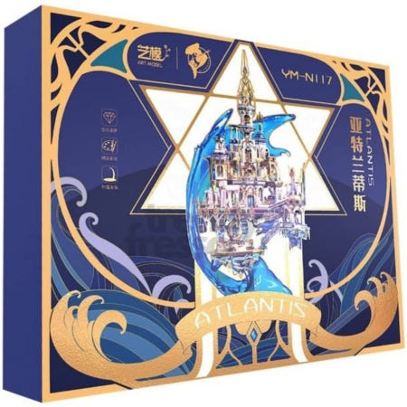 트렌디프레소협력사 데이슬롯 판타지 아틀란티스 N117 입체퍼즐 완구 종이