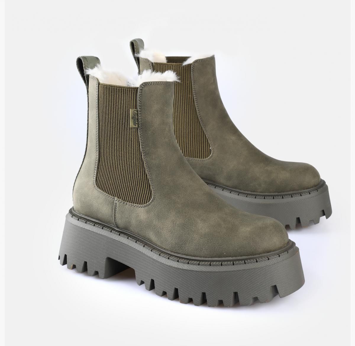 버팔로 그린 웜 첼시 앵클부츠 02475148 GRUN - 상세 이미지 3