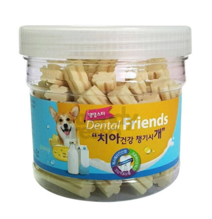 데이슬롯 댕댕스타 덴탈 치즈껌 300g 강아지껌