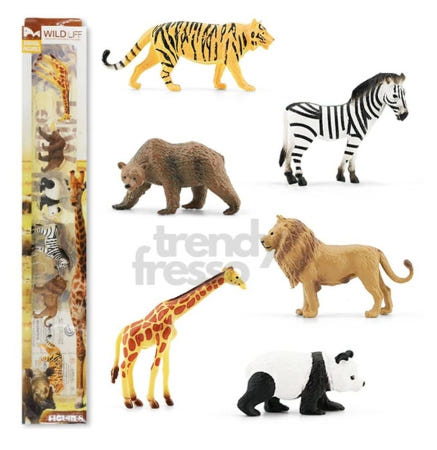[트렌디프레소협력사]데이슬롯 사파리 야생동물 피규어 동물장난감