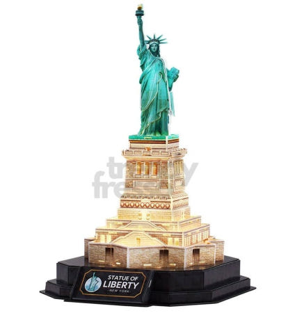 [트렌디프레소협력사]데이슬롯 자유의여신상 퍼즐 미니어쳐만들기 3D입체모형 3D퍼즐