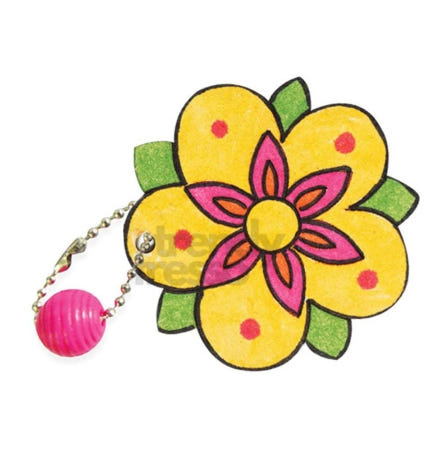 [트렌디프레소협력사]데이슬롯 어린이 전통문양 연꽃 가방고리 X5 만들기패키지 만들기재료