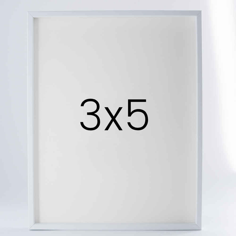 9mm우드심플 나무액자 사진액자 포토테이블 웨딩 전시회 맞춤 틀 3x5 76x127mm, 화이트 - 메인 이미지