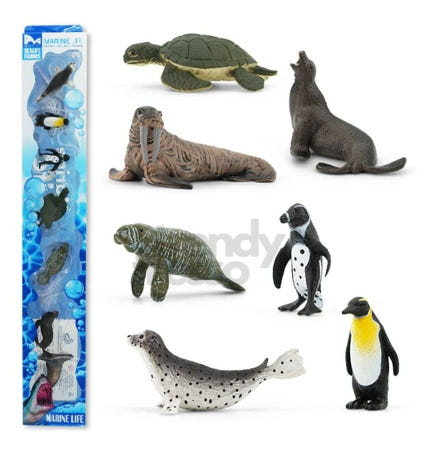데이슬롯 바다펭귄 해양동물 피규어 동물피규어 자연과학완구