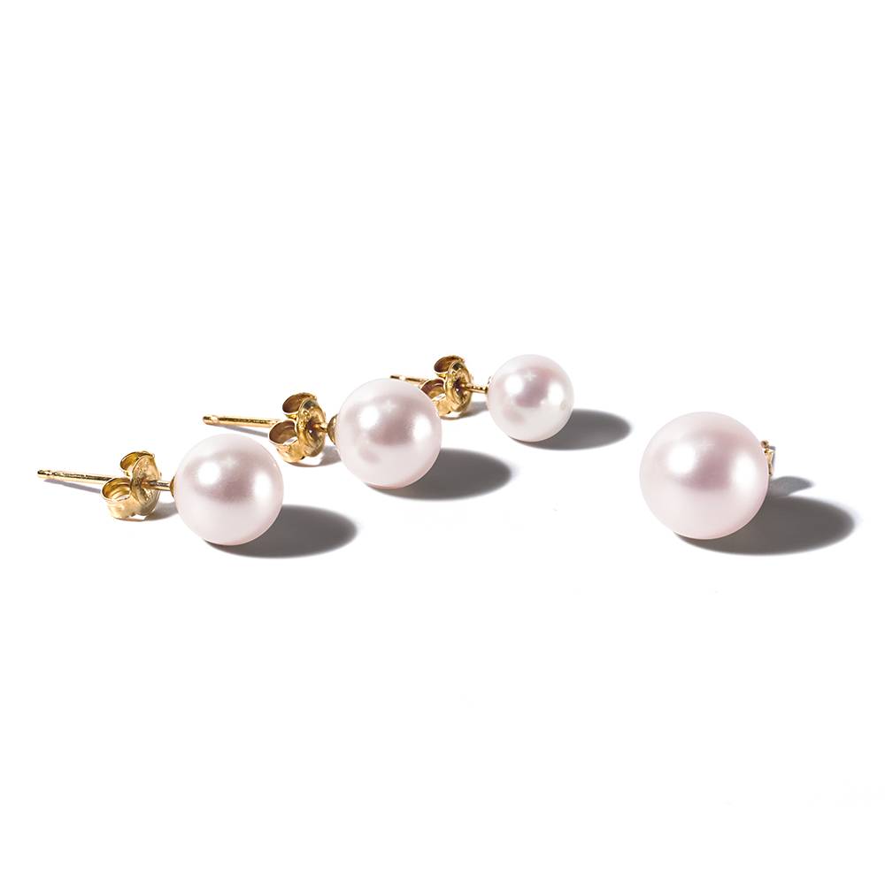 14K 18K 4 ~ 10mm 아코야 해수 진주귀걸이 (진주 감정서 포함)