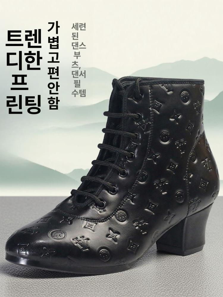 재즈화 라인댄스 부츠 운동화 구두 신발 웜업 - 상세 이미지 4