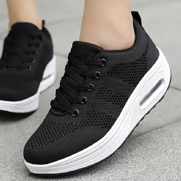 에어쿠션 여성 스니커즈 키높이 여성 스니커즈 운동화 데일리 통굽