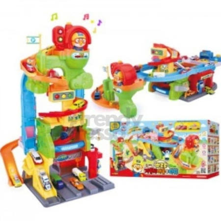 [트렌디프레소협력사]데이슬롯 뽀로로 자동차마을 완구 출산 타워