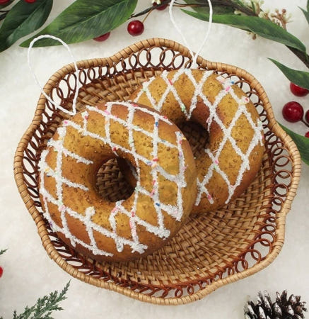 [트렌디프레소협력사]데이슬롯 슈가도넛 오너먼트 2p 트리소품 트리데코 크리스마스용품