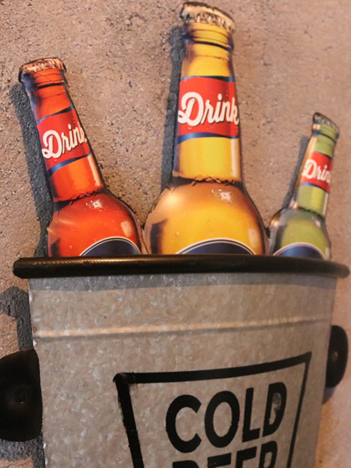 맥주병장식 인더스트리얼 인테리어 카페 세계맥주 - 상세 이미지 4
