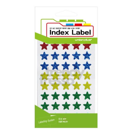 [트렌디프레소협력사]데이슬롯 홀로그램 별스티커 혼합 13X14mm 7매 X5개 선생님스티커