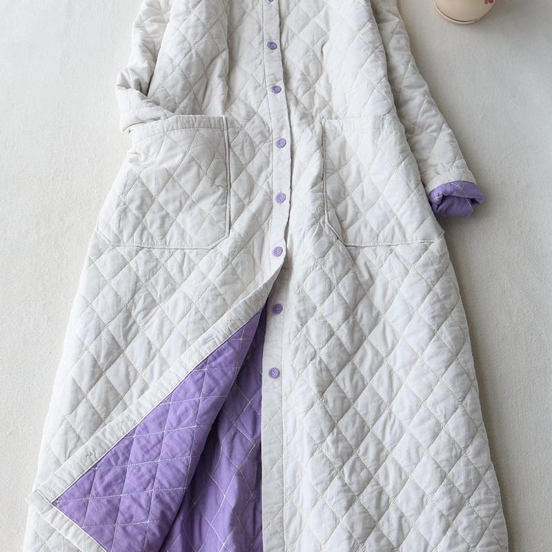 패딩원피스 퀼팅 겨울 누빔 민소매 조끼 레이어드 - 상세 이미지 4