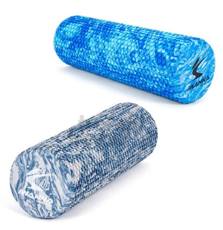 [트렌디프레소협력사]데이슬롯 EVA 마블 폼롤러 45cm 전신스트레칭 지압폼롤러