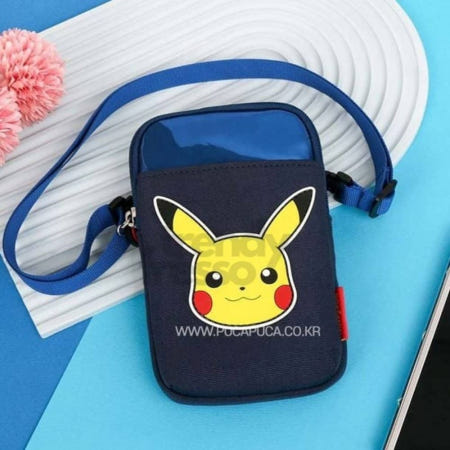 [트렌디프레소협력사]데이슬롯 포켓몬스터 피카츄 크로스백 핸드폰가방 어린이크로스가방 어린이미니백