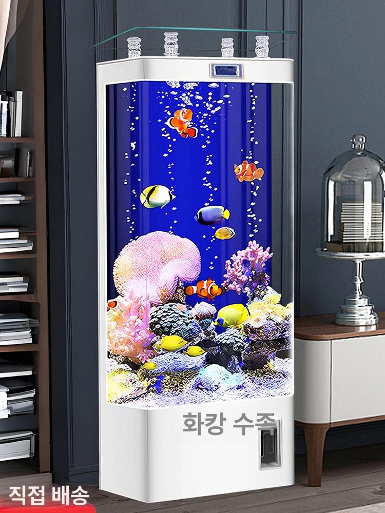 대형 어항 스탠드 매장용 수조 물고기 전시 투명 수족관 - 상세 이미지 4