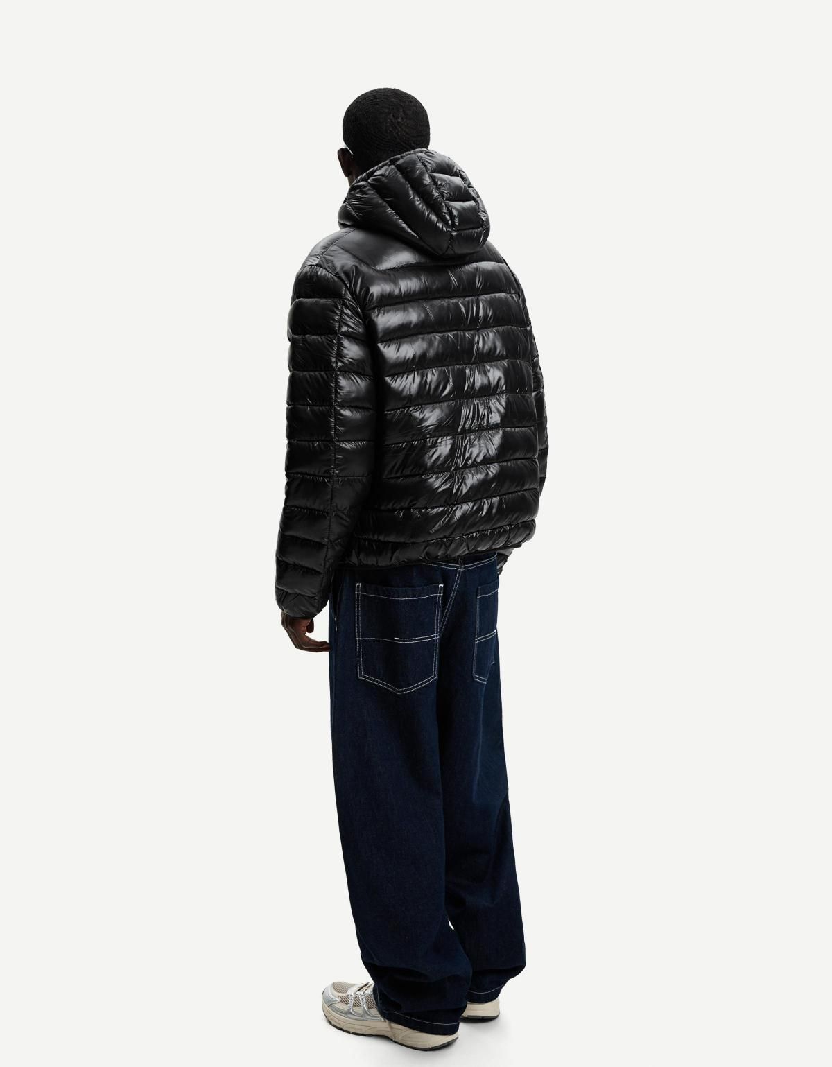 버쉬카 경량 테크니컬 후드 패딩 재킷 1604/718 BLACK - 상세 이미지 4