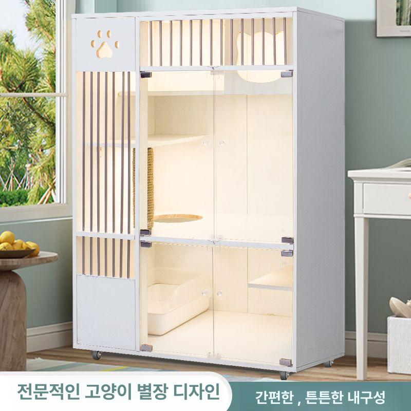 고양이호텔 고양이창틀 캣타워 빌라 미니네고 슬라이드 호텔장 - 상세 이미지 5