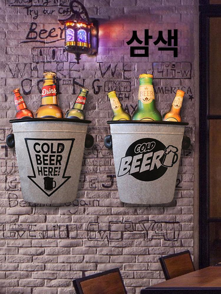 맥주병장식 인더스트리얼 인테리어 카페 세계맥주 - 상세 이미지 2