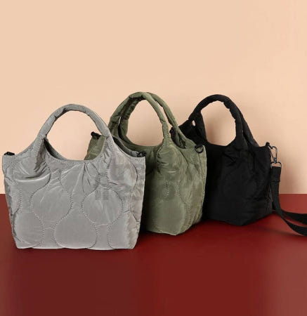 데이슬롯 BR79 여성 패딩크로스 숄더백 토트크로스가방 여자토트백 대학생가방