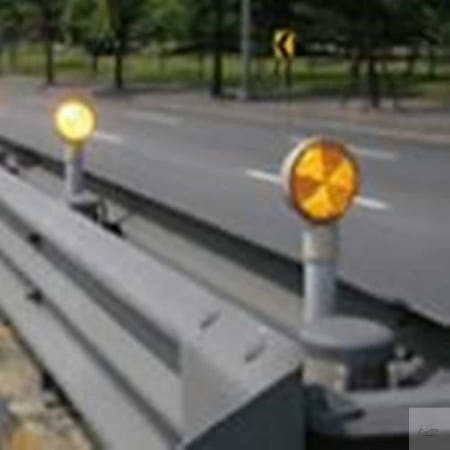 [THEJINJEONG]온지니 ABS 델리네이터 황색 단면 도로표지병 델리네이트 가드레일표시등 사고방지용품