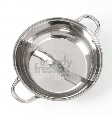 노드룸 304 스텐 반반샤브냄비 28cm 스텐냄비