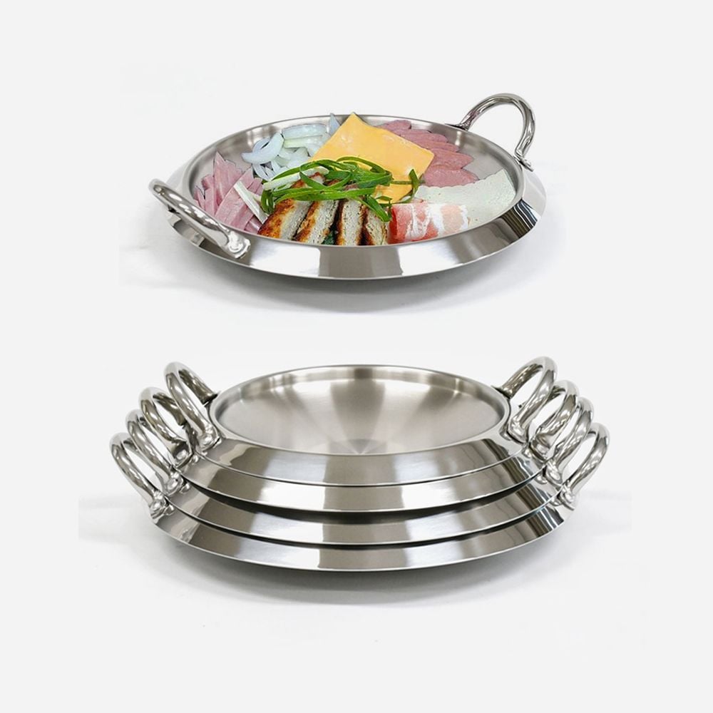 원리빙 인덕션겸용 통삼중 스텐 부대찌개냄비 - 메인 이미지