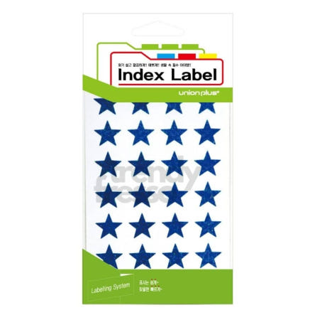 [트렌디프레소협력사]데이슬롯 홀로그램 별스티커 블루 17X17mm 7매 X5개 칭찬스티커