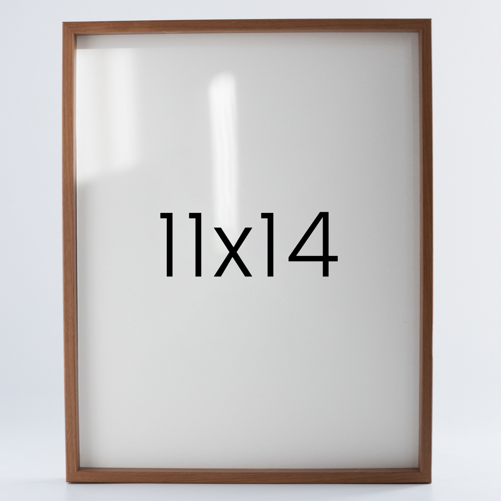 9mm우드심플 원목액자 웨딩 전시회 맞춤 프레임 틀 11x14 279x355mm, 연밤 - 메인 이미지