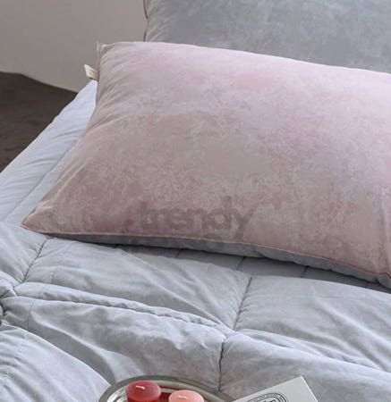 [트렌디프레소협력사]데이슬롯 마블 핑크 베개커버 50X70 해피니베개커버