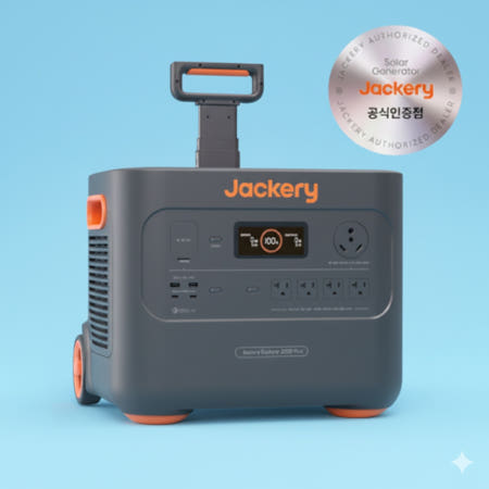 잭커리 잭커리 2000PLUS 파워뱅크 (100W 태양광패널 포함 2KWh 3000W) +B230 확장배터리 용산파워뱅크만의 결합상품