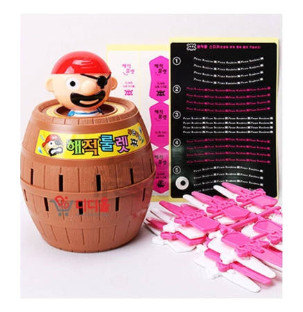 [트렌디프레소협력사]데이슬롯 해적룰렛 12000 보드게임 복불복장난감 해적룰렉게임