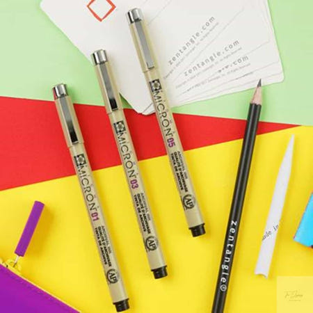 온지니 아트테라피 젠탱글 B세트 드로잉펜 젠탱글타일 일러스트펜