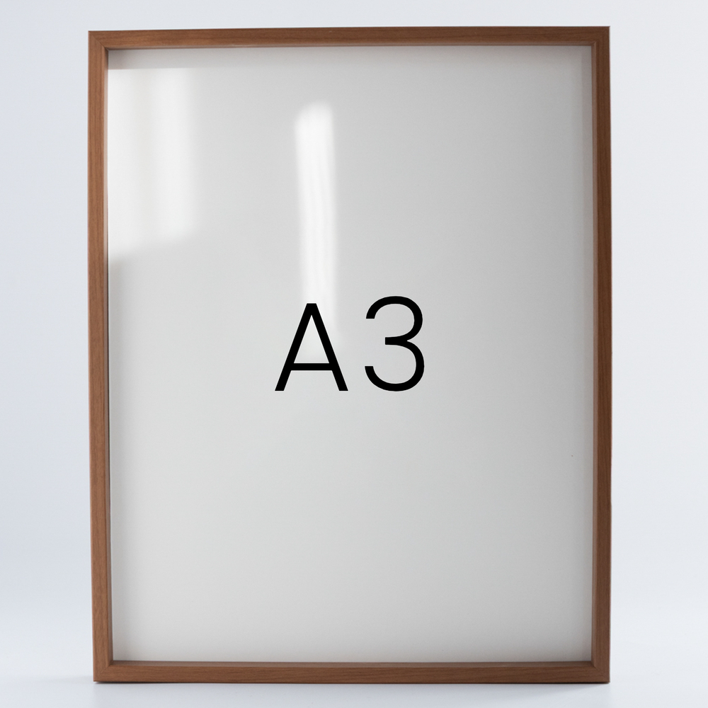 9mm우드심플 원목액자 웨딩 전시회 맞춤 프레임 틀 A3 297x420mm, 연밤