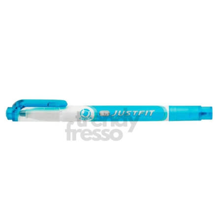 [트렌디프레소협력사]데이슬롯 저스트핏 양면 블루 소프트 형광펜10개입 하이라이터펜 형광펜세트 형광라이너