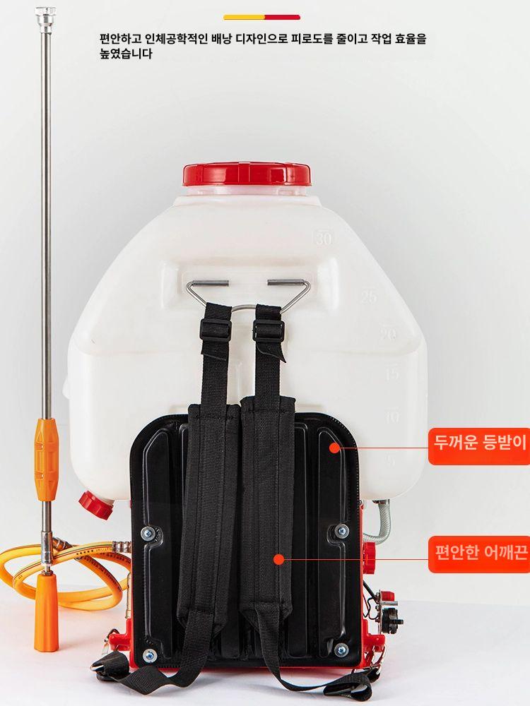 농약 분무기 고압 압축 살포기 농업용 과수원 텃밭 분사기 20L - 상세 이미지 2