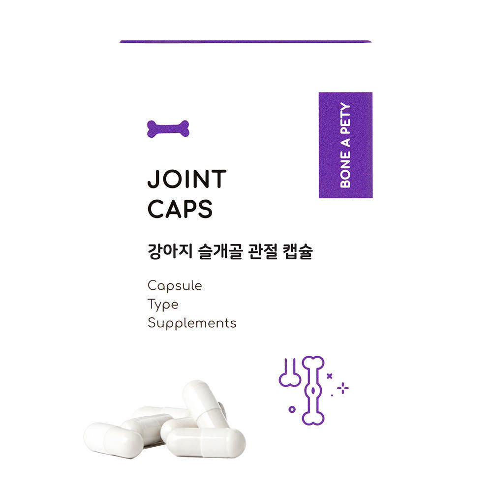 본아페티 조인트캡스 강아지 관절 노견 슬개골 영양제 60캡슐, 1개