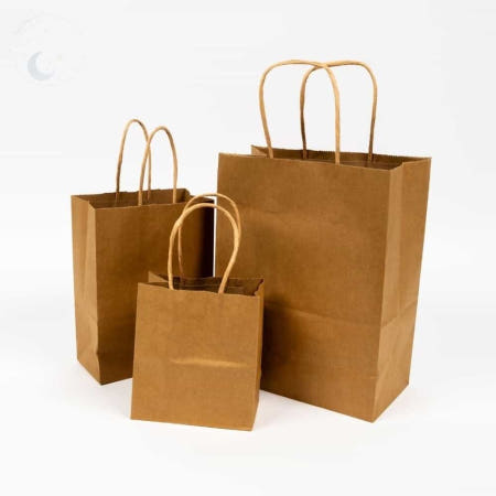 Lunamay 종이쇼핑백 종이 쇼핑백 크라프트 미니