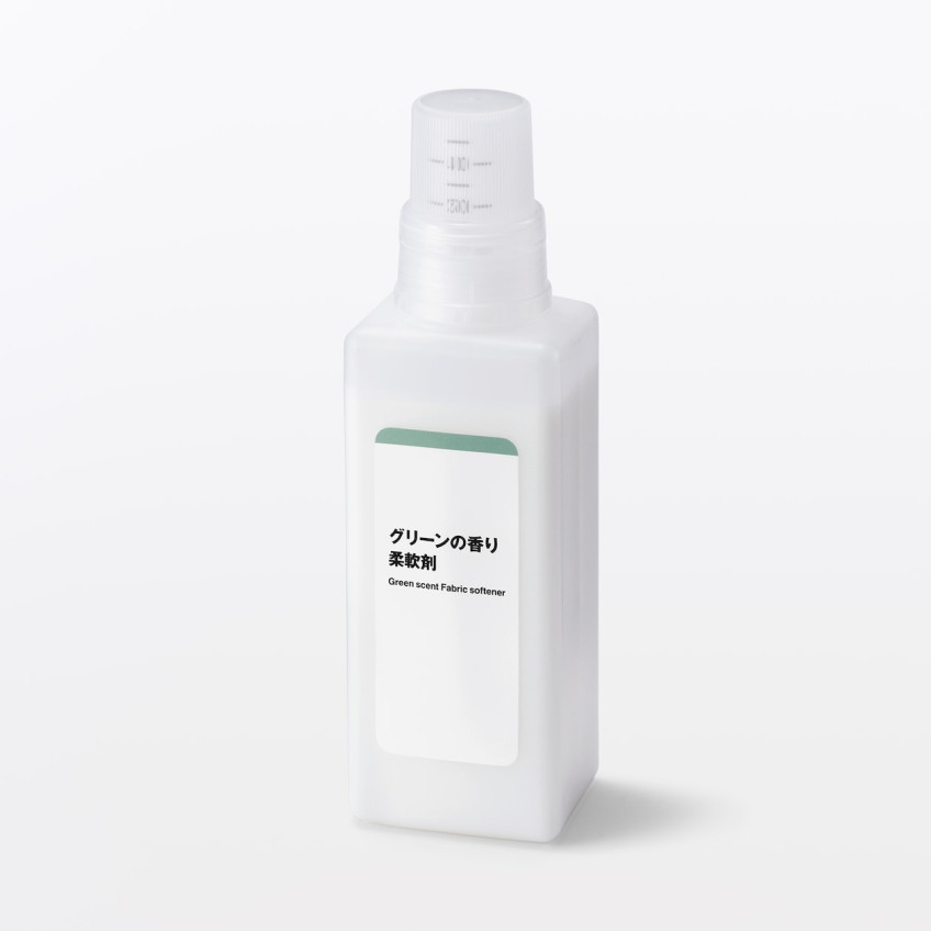 무인양품 식물 유래의 세정성분 그린향 섬유유연제 450ml - 청소·세탁 - 하카타몰