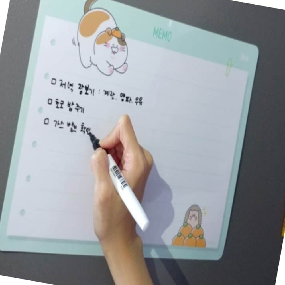 점착 메모보드 20P 혼합 교육용 화이트보드 실내용 - 상품 이미지