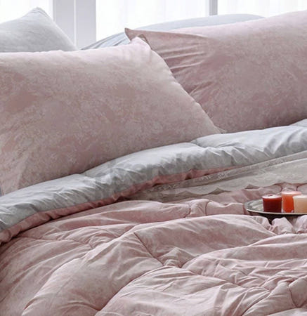 [트렌디프레소협력사]데이슬롯 마블 핑크 SS 차렵이불패드세트 침구세트 알러지케어이불