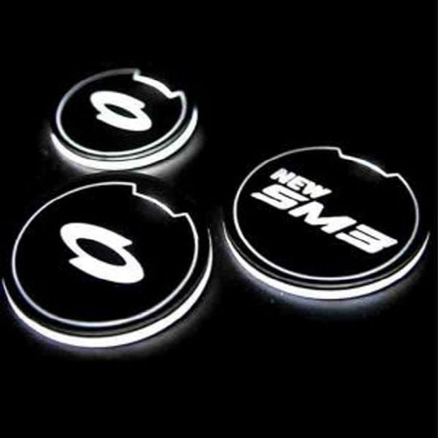 SM3 자동차 컵홀더 led 받침 플레이트 컵받침 - 상품 이미지