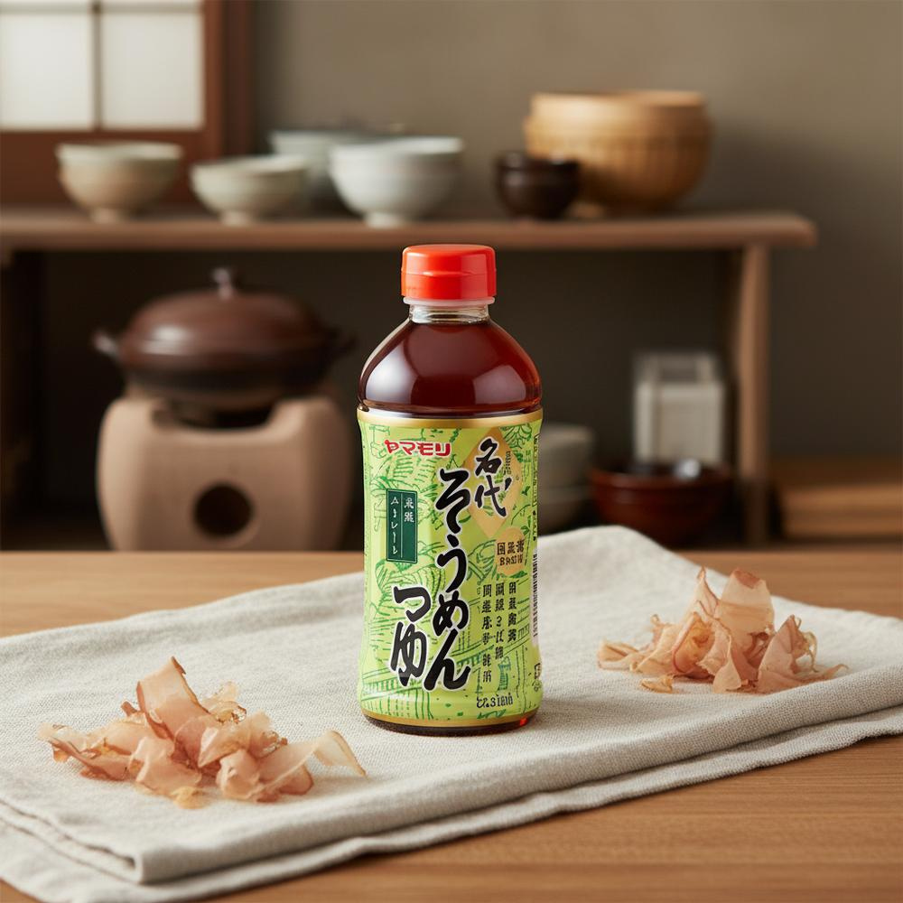 야마모리 나다이 일본 저염 50년 전통 쯔유 라이트 500ml, 3개 - 상세 이미지 2