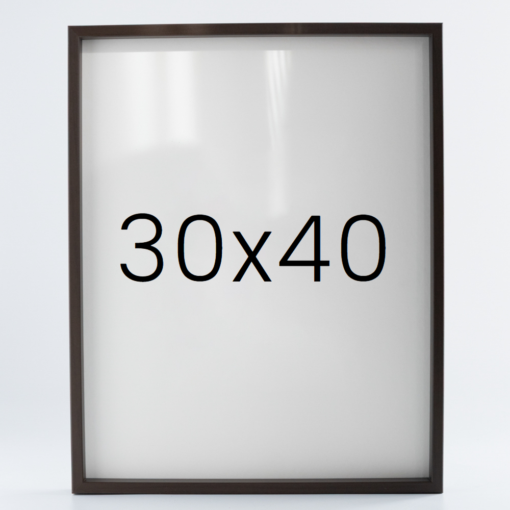9mm우드심플 원목액자 웨딩 전시회 맞춤 프레임 틀 30x40 300x400mm, 커피진밤 - 메인 이미지