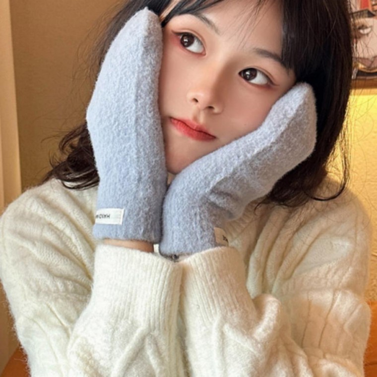 장갑 벙어리 털 방한 겨울 - 메인 이미지
