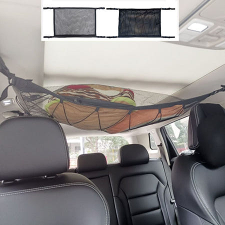 별별추천샵 그대여 차량용 천장 그물망 정리대 캠핑용품 자동차수납포켓 정리함 자동차그물망
