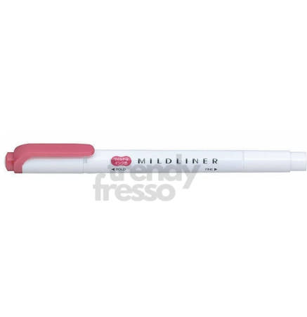 [트렌디프레소협력사]데이슬롯 제브라 마일드 레드 형광펜10개입 하이라이트펜 트윈형광펜