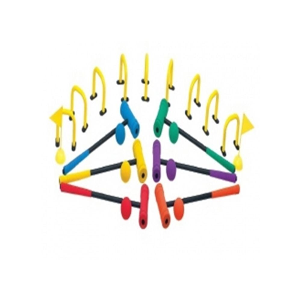 폼게이트볼 구성 말렛6개 공6개 게이트9개 깃대2개 - 메인 이미지